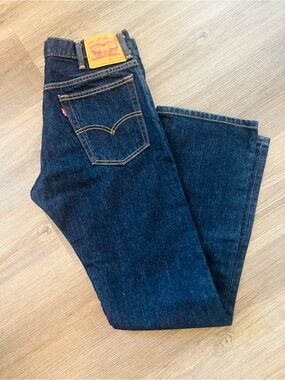 Levi's 517 Dark Blue Boot Leg Jeans 32/32
